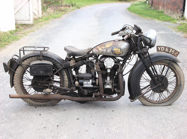 1933 Matchless 593cc Model B Silver Hawk