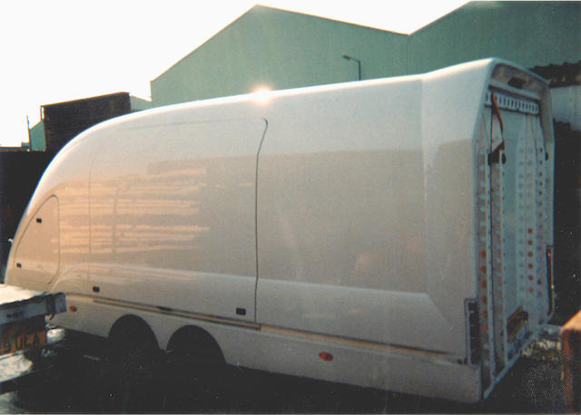 c.2000 Brian James 'Race Shuttle' RS5 Box Trailer