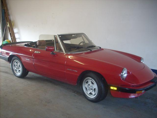 1987 Alfa Romeo 2000 Spider Veloce