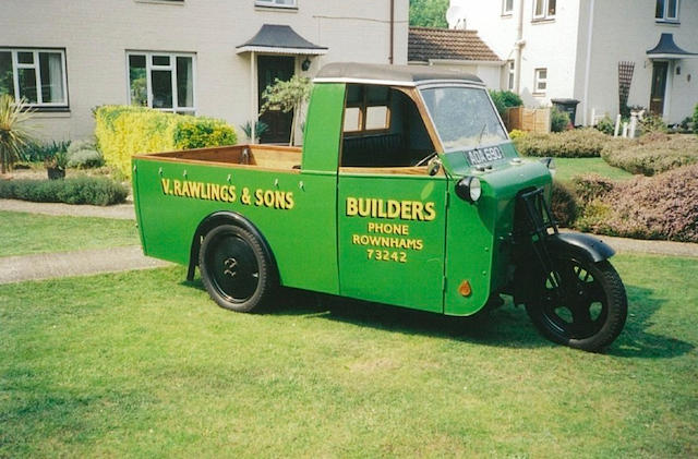 c.1934 James 10HP 1098cc 12-cwt Handyvan pick-up