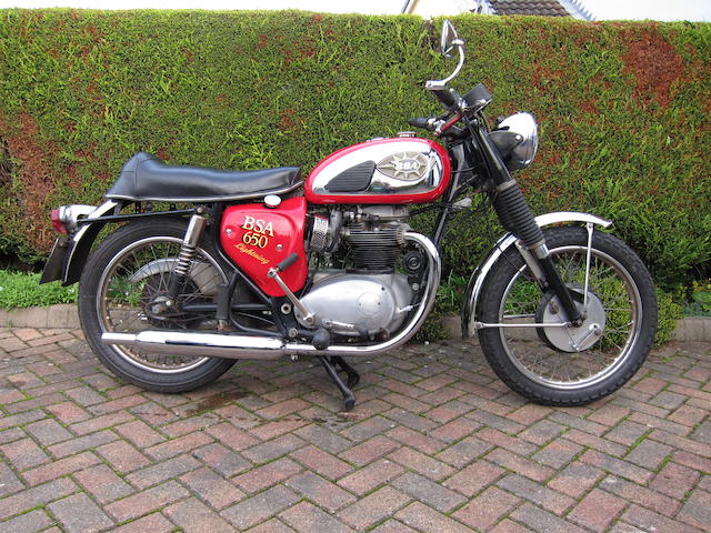 1968 BSA 650cc A65L Lightning