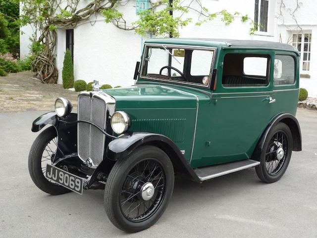 1933 Morris Minor 8hp Two-door Sliding Head Saloon