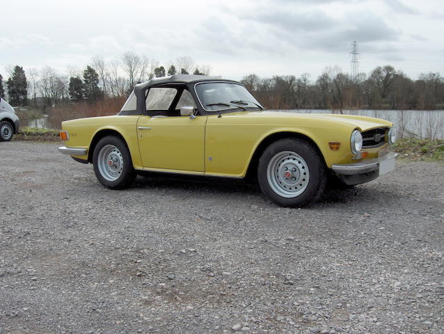 1975 Triumph TR6 Two Seater Convertible