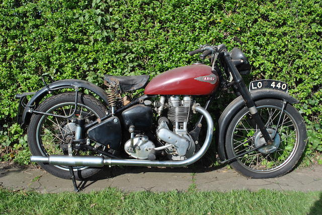 1952 Ariel 499cc Model VHA Red Hunter