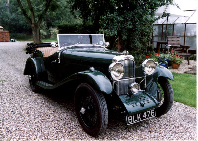 1934 Lagonda Rapier 1,100cc Four Seat Tourer