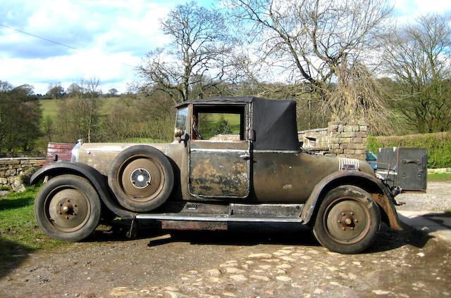 1928 Lanchester 21hp 3,340cc Drophead CoupÃ©