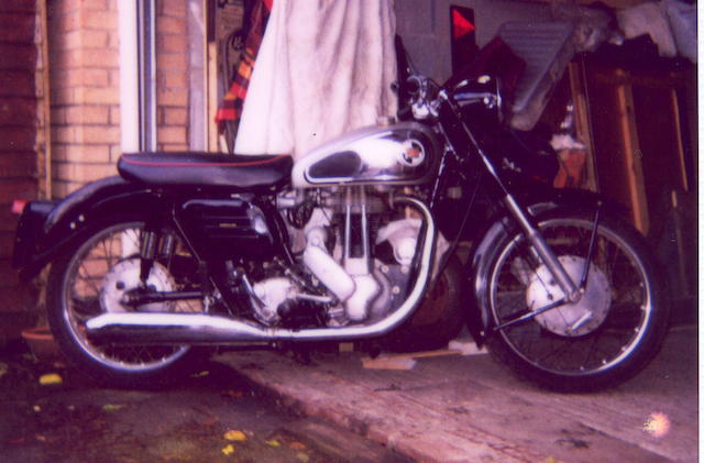 c.1957 Norton 596cc Model 19S