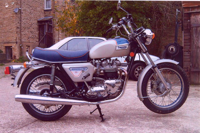 1977 Triumph 744cc T140 ‘Silver Jubilee’ Bonneville