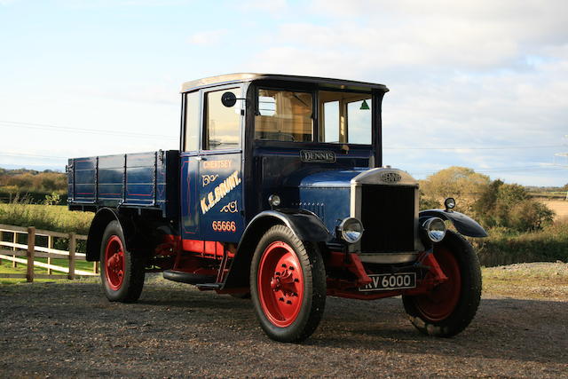 1930 Dennis 30cwt Drop-side Truck