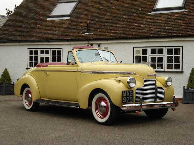 1940 Chevrolet KA Special DeLuxe Convertible Coupé