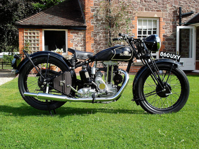 1936 Sunbeam 250cc Model 14 Semi-Sports