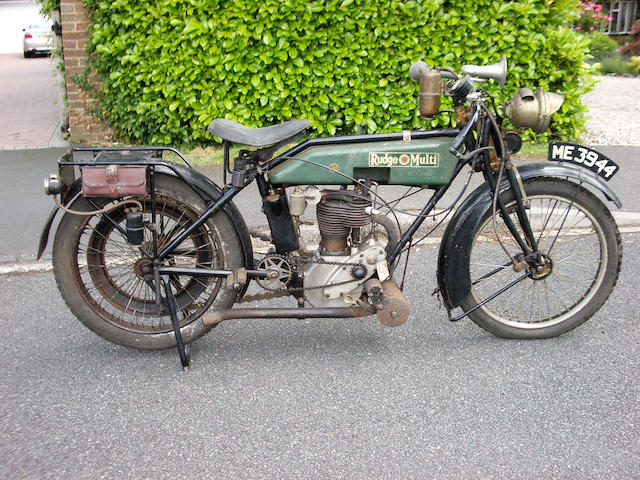 1922 Rudge Multi 497cc TT Model