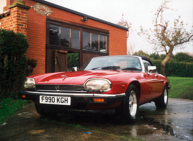 1989 Jaguar XJ-S V12 Convertible