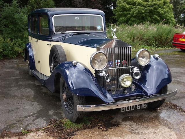 1936 Rolls-Royce 25/30hp 4,257cc Limousine 