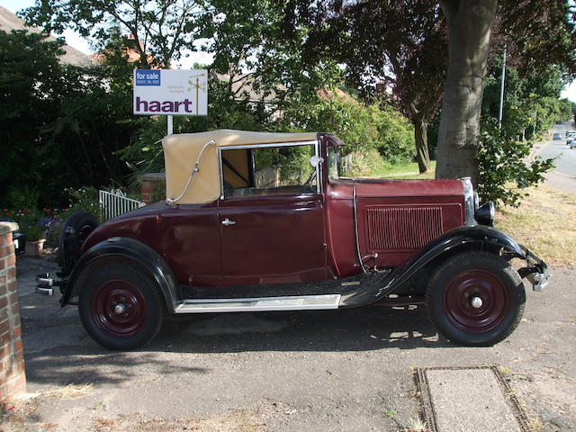 1931 Citroen C4F Cabriolet