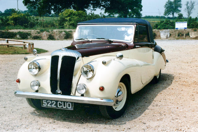 1950 Daimler DB18 Special Sports Drophead CoupÃ©