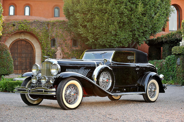 1933 Duesenberg Model J Torpedo Convertible Victoria