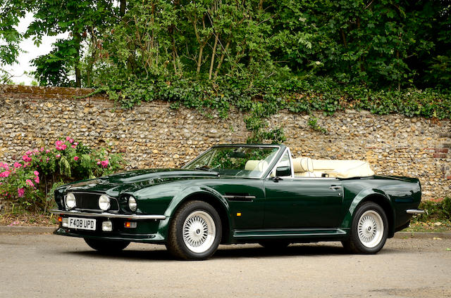 1989 Aston Martin V8 Vantage Volante Convertible