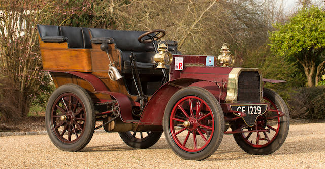 1903 Gladiator 10hp 2-cylinder Rear-Entrance Tonneau