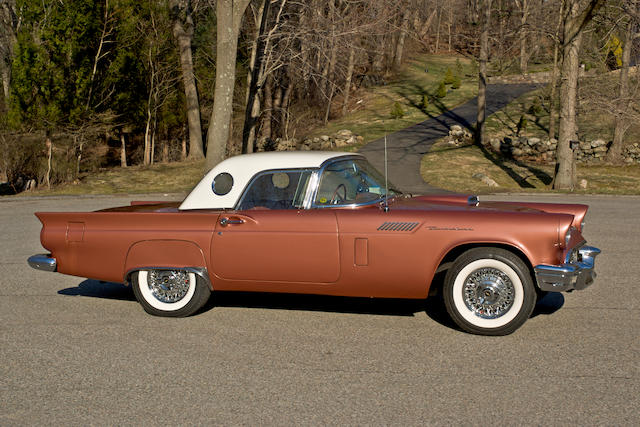 1957 Ford Thunderbird E-Code Dual Four-Barrel Engine