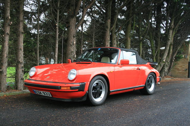 1983 Porsche 911 3.0-Litre Cabriolet