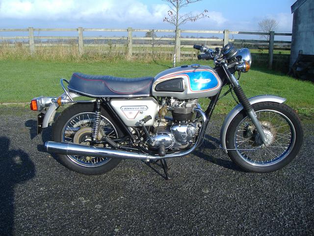 1977 Triumph 744cc T140 ‘Silver Jubilee’ Bonneville