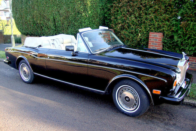1991 Rolls-Royce Corniche III Convertible