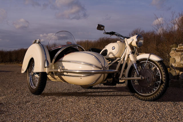 1966 BMW 594cc R69S and 500 Stied Sidecar