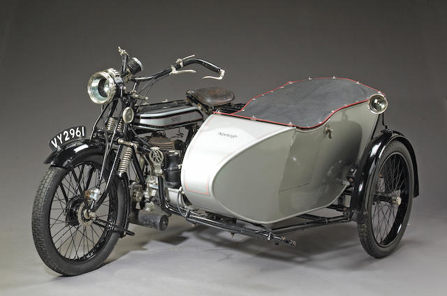 1923 Norton 633cc Big Four with Sidecar