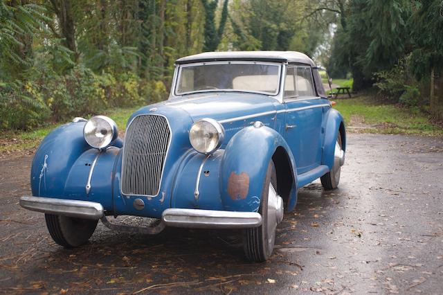 1938  Talbot Lago  T150C 'Lago Spéciale' cabriolet