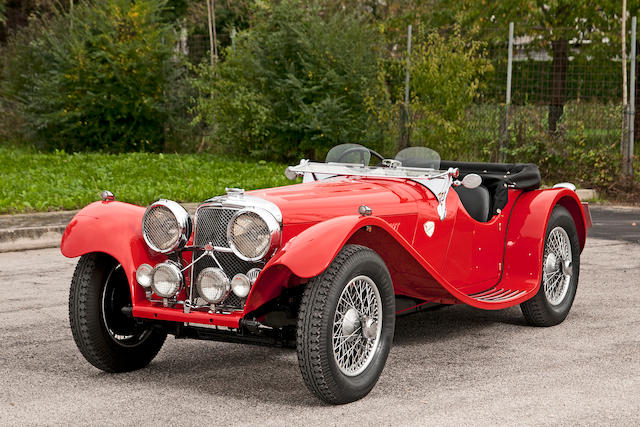 1938 Jaguar  SS100 3½-Litre roadster