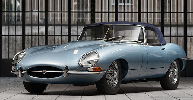 Jaguar Type E 3,8 litres Â« plancher plat Â» roadster 1961