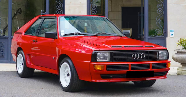 Audi Quattro Sport coupé (châssis court) 1985