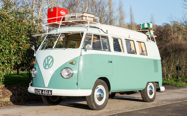 Volkswagen Type 2 « Flipseat » camping car 1963