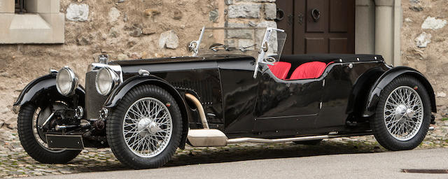 Aston Martin Le Mans 1½ Litre 2e série tourer châssis long 1933