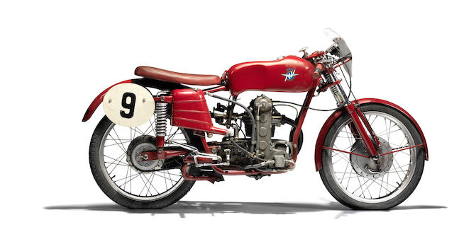 MV Agusta 123.5 cm3 Monoalbero type course 1953