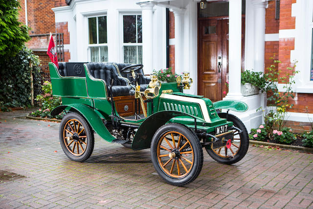 1904 De Dion Bouton 8hp Rear-entrance Tonneau