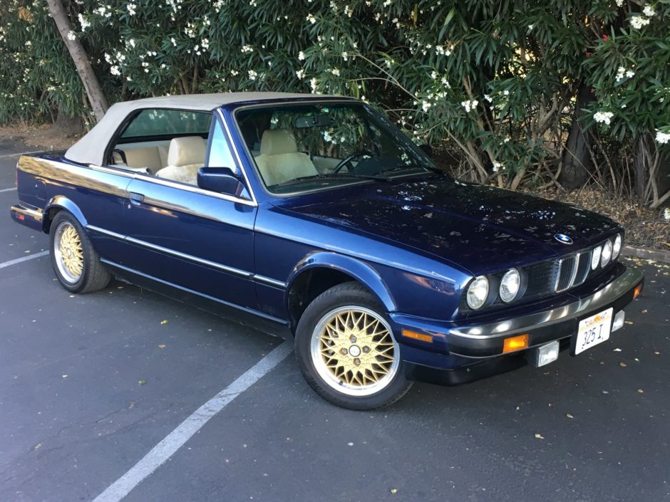 44K-Mile 1987 BMW 325i Convertible 5-Speed
