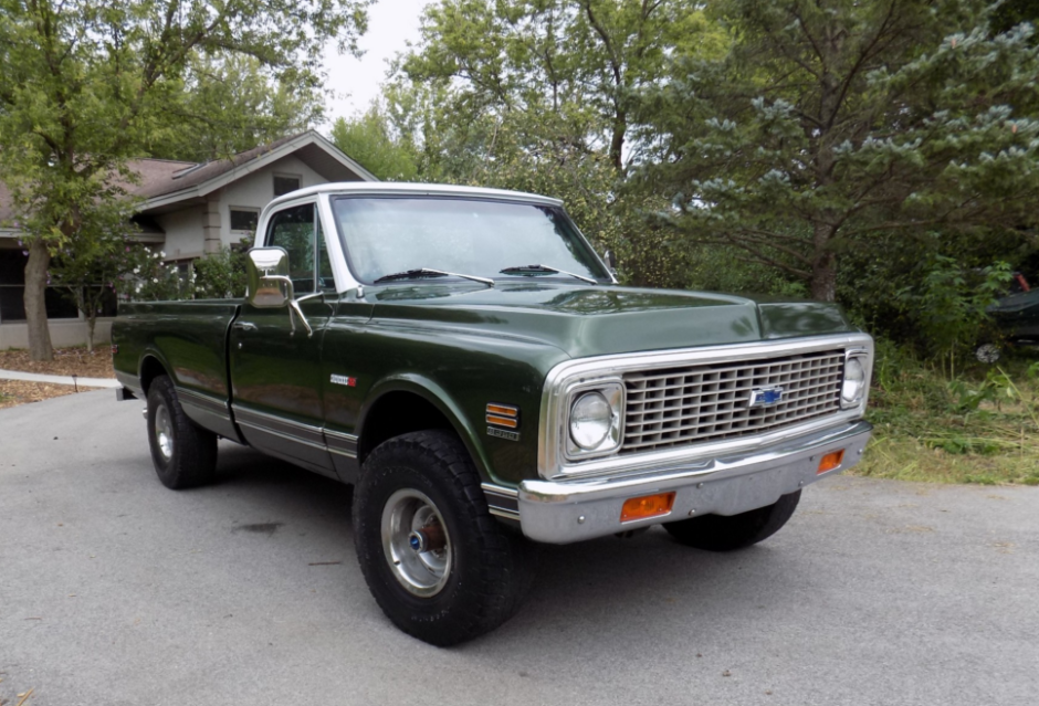 No Reserve: 1972 Chevrolet K10 Cheyenne 4Ã—4