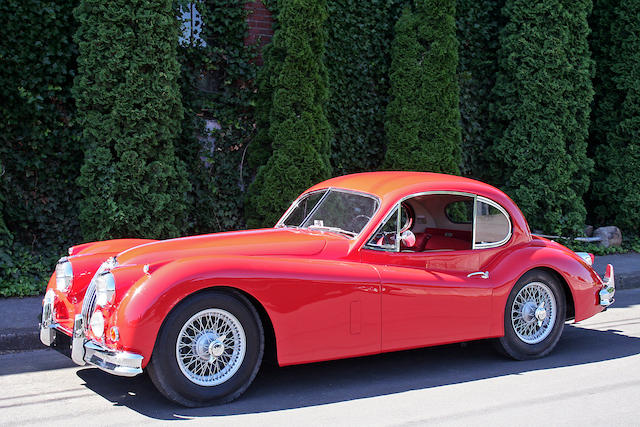 1956 Jaguar XK140MC Fixed-Head Coupe