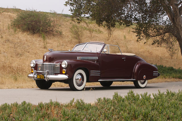 1941 Cadillac Series 62 Convertible Coupe