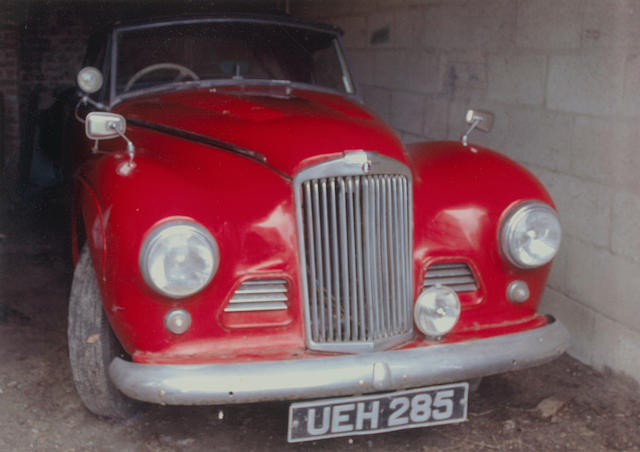 1954 Sunbeam Alpine 2.3 litre Sports Two Seater