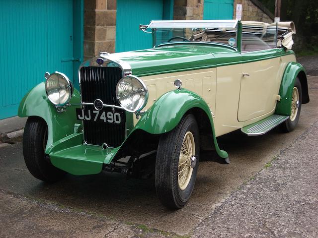 1933 Delage D8 4-litre Foursome Drophead Coupé