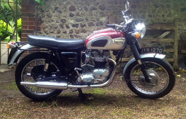 1966 Triumph 646cc 'Bonneville' (see text)