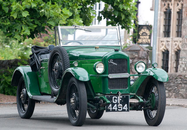 1930 Singer 8hp 'Porlock' Sports Junior