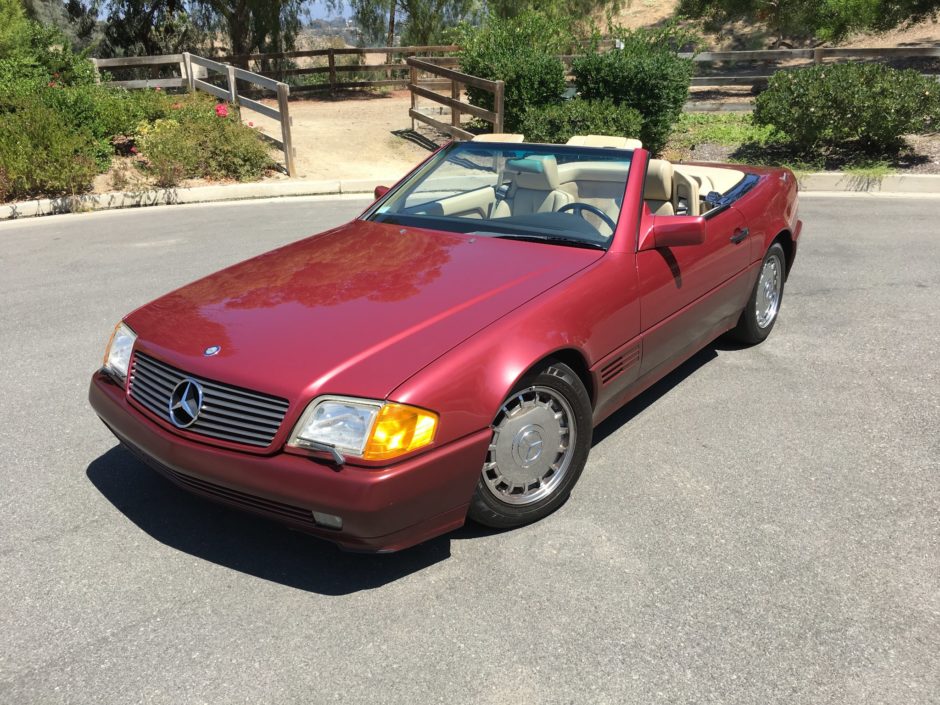 No Reserve: 54K-Mile 1990 Mercedes-Benz 500SL