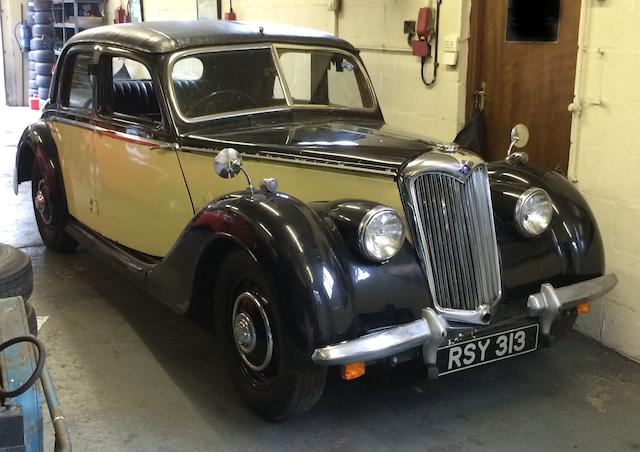 1950 Riley RMA 1½-Litre Sports Saloon Project