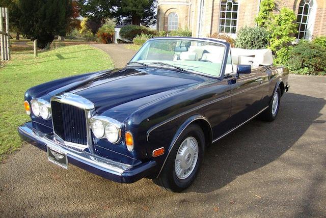 1989 Bentley Continental Convertible