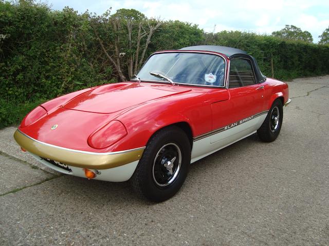 1970 Lotus Elan S4 'Sprint' Drophead Coupé