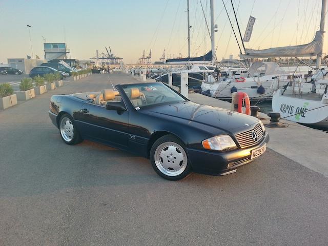 1992 Mercedes-Benz 600 SL Sports Roadster with hardtop